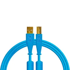 GENERICO - Cable USB-A a USB-B 1,5 Metros Azul Chroma Cables DJ Techtools