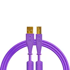 GENERICO - Cable USB-A a USB-B 15 Metros Purpura Chroma Cables DJ Techtools