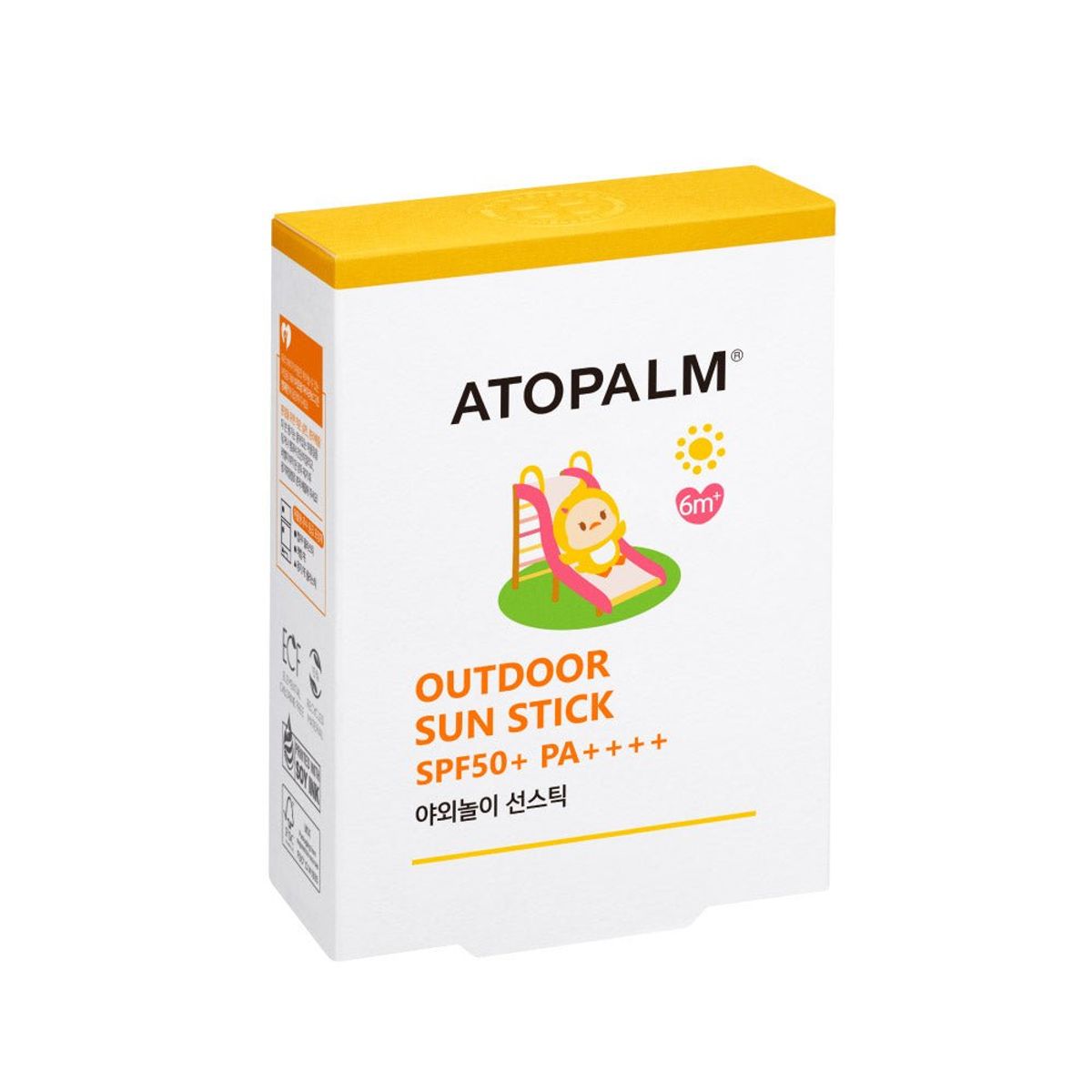 ATOPALM - Protector solar en barra 100% mineral para piel sensible