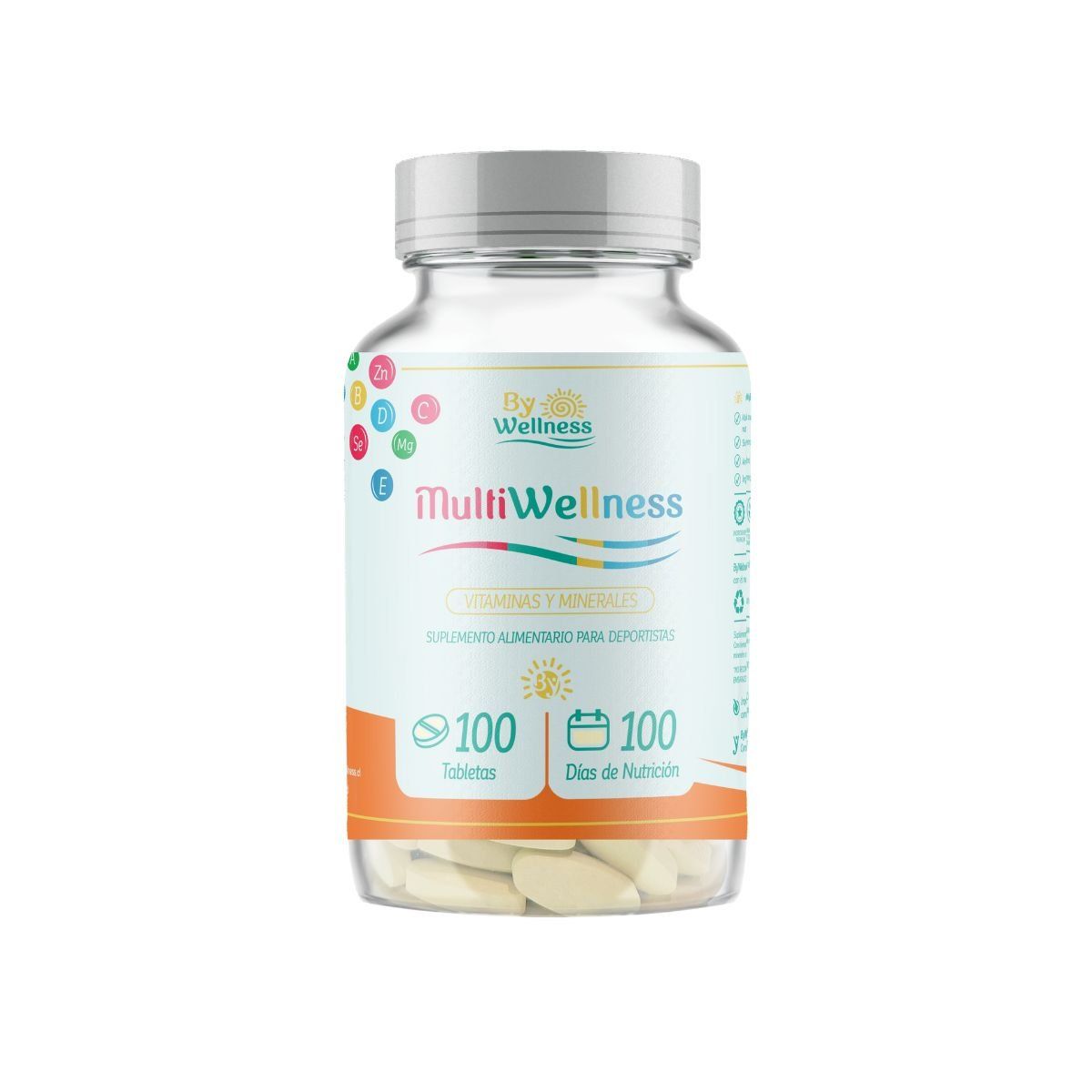 GENERICO - MULTIVITAMINICO VITAMINAS - MINERALES 100 TABLETAS- 100 SERVICIOS