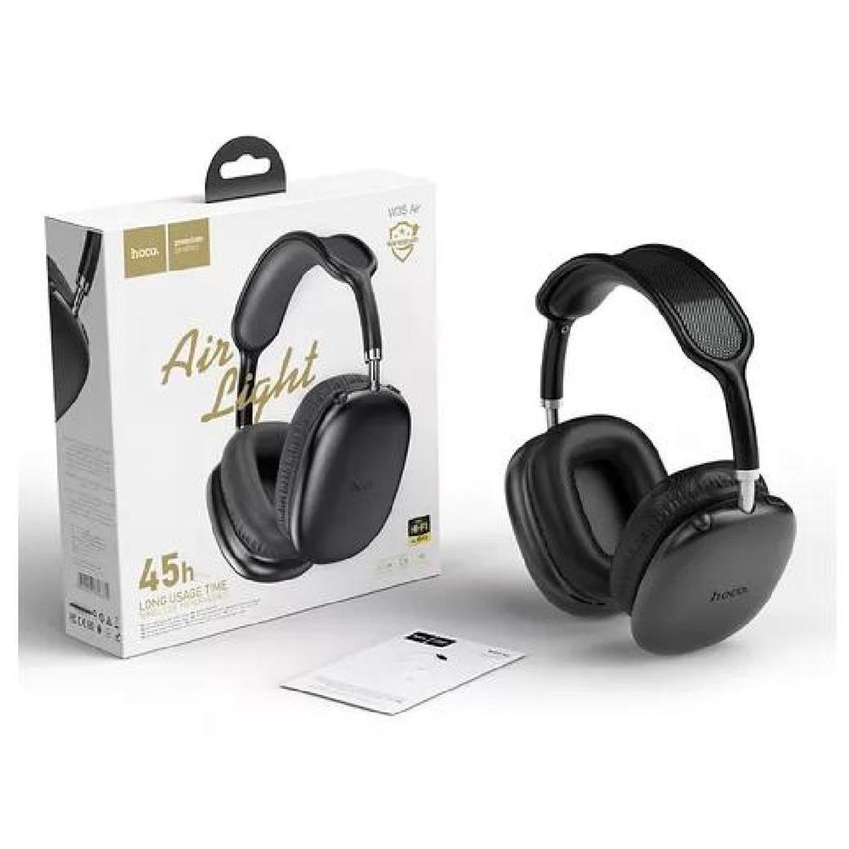 GENERICO - Audífonos Hoco W35 Air Triumph over ear Bluetooth negro