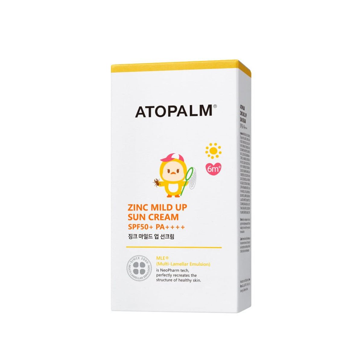 ATOPALM - Protector solar en crema 100% mineral para piel sensible