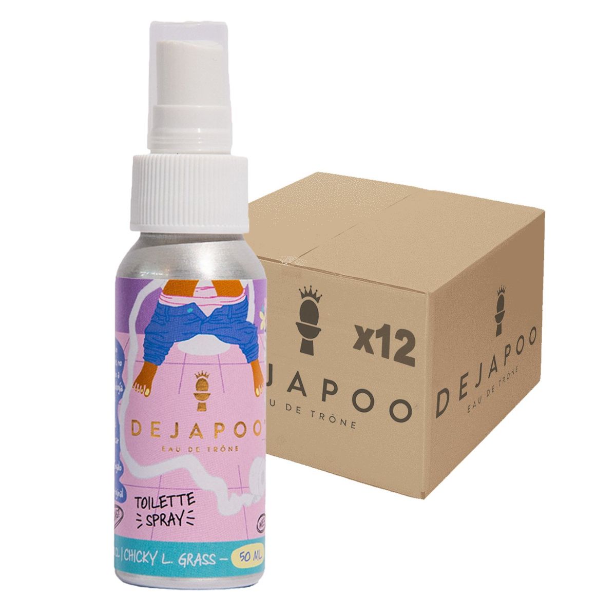DEJAPOO - 12 Desodorante Para Wc Elimina Malos Olores Chicky L. Grass