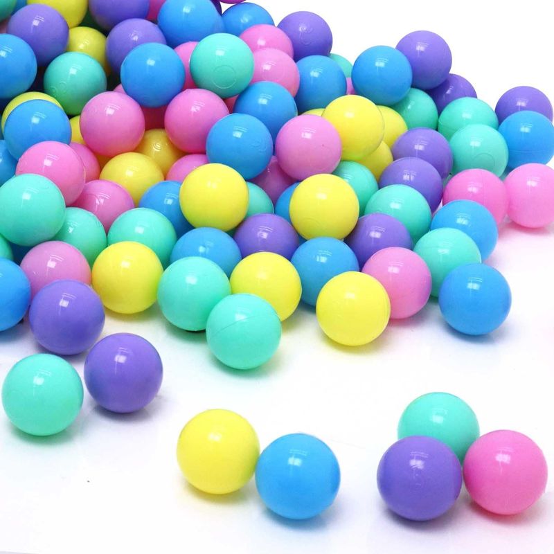 GENERICO - Set De 100 Pelotas Plásticas De Colores 5.5 Cm