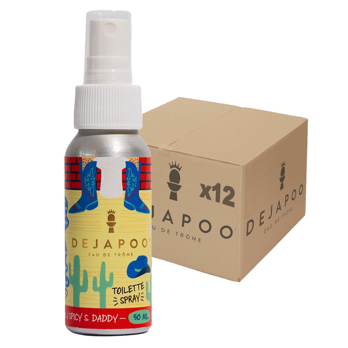 DEJAPOO - 12 Desodorante Para Wc Elimina Malos Olores Spicy S. Daddy
