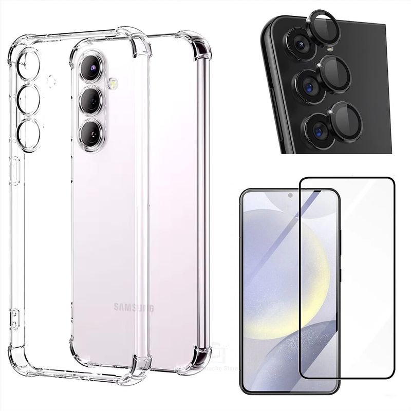 GENERICO - Carcasa Transparente Para Samsung S24 Fe - Laminas