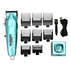 GENERICO - Cortadora de Pelo Azul Profesional Wmark NG 133 8000RPM