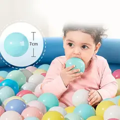 GENERICO - Pack 50 Pelotas Plásticas Para Piscina 7 Cm Infantil