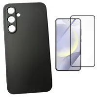 Carcasa De Silicona Para Samsung S24 FE + Lamina Vidrio