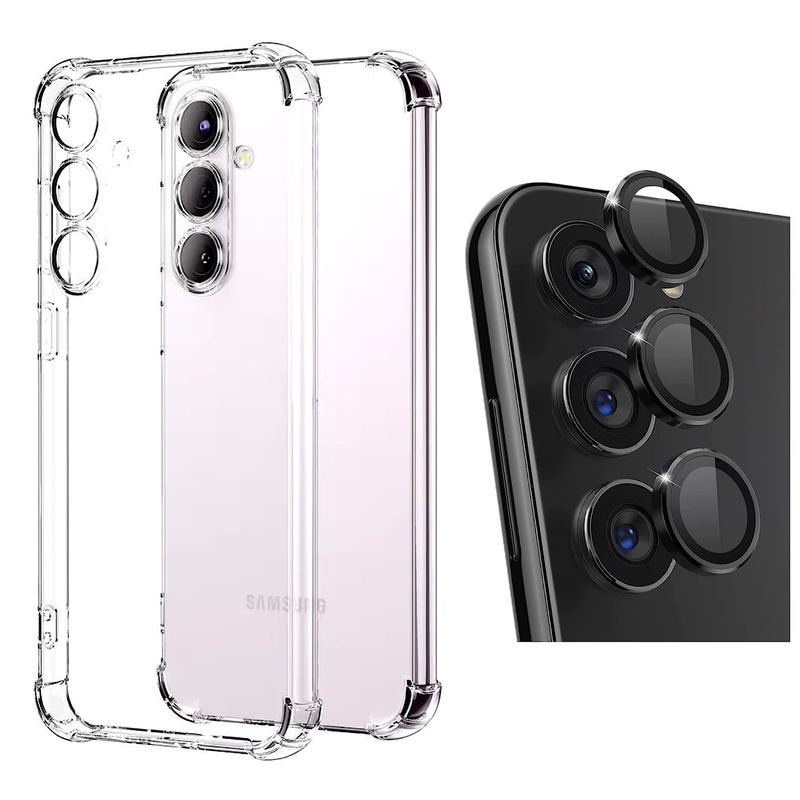 GENERICO - Carcasa Transparente Para Samsung S24 Fe - Lentes