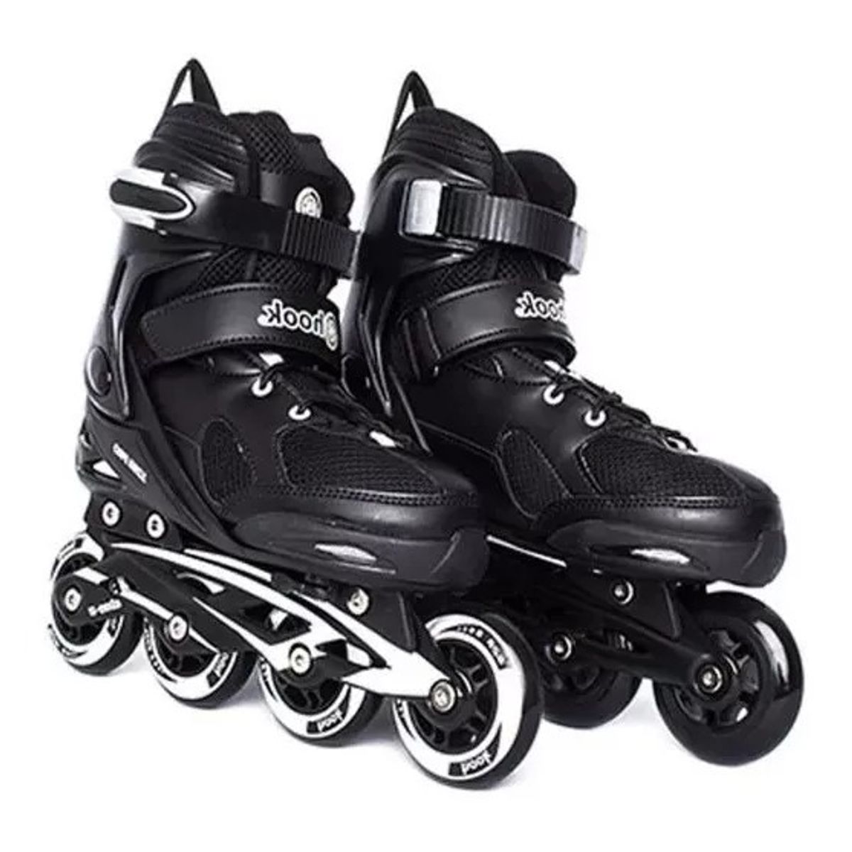 GENERICO - Patines En Linea Hook Fitness Extensibles Cuero Sintetico