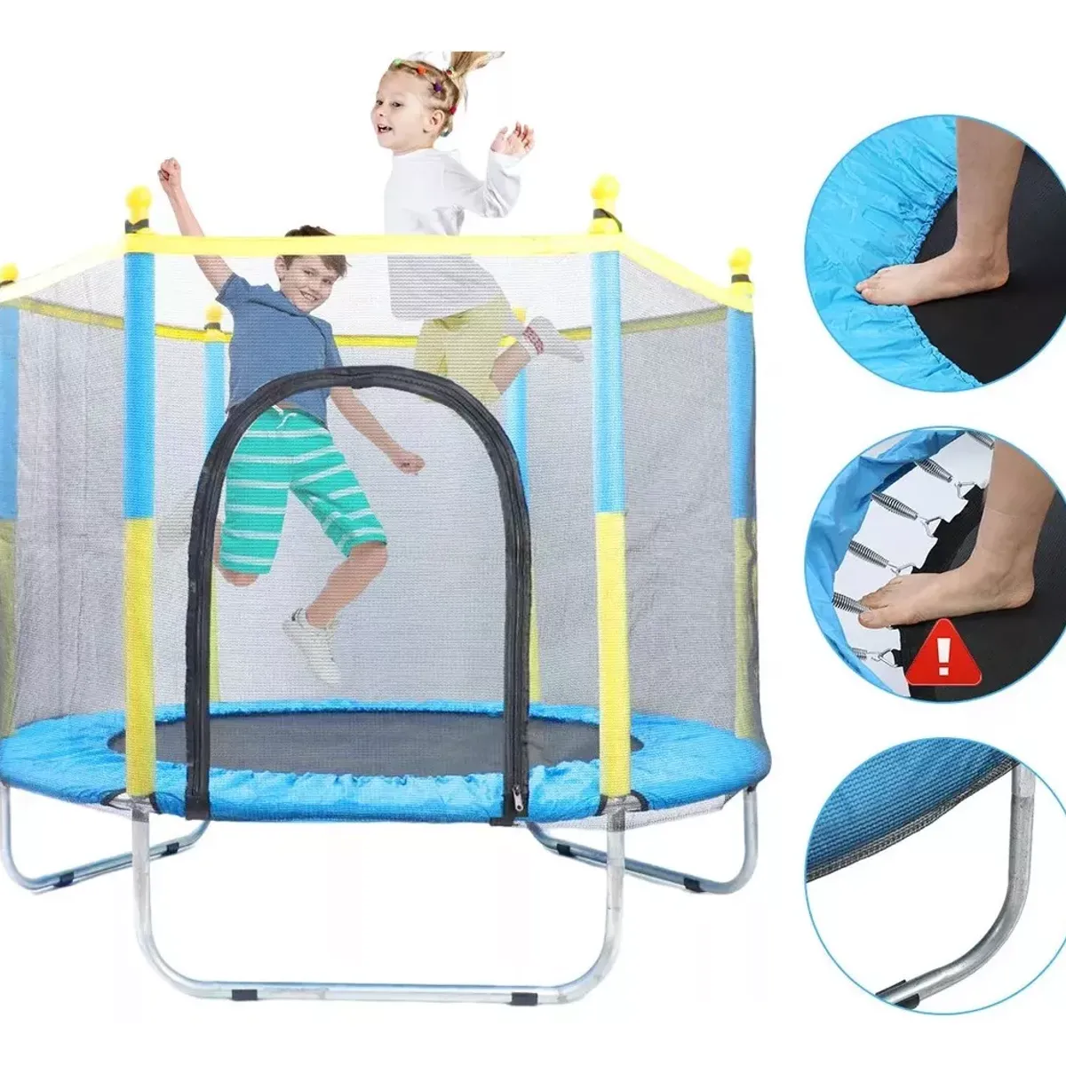 BLUEDREAMER - Cama elastica 4,6 pies