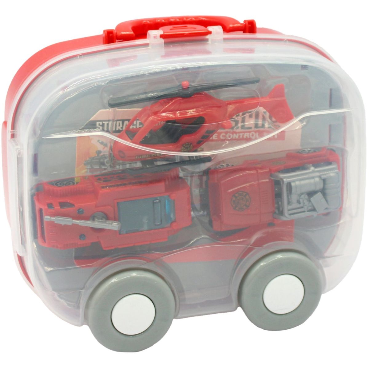GENERICO - Estación Bomberos Juguete 2 En 1 Diversión Y Aventura - SC