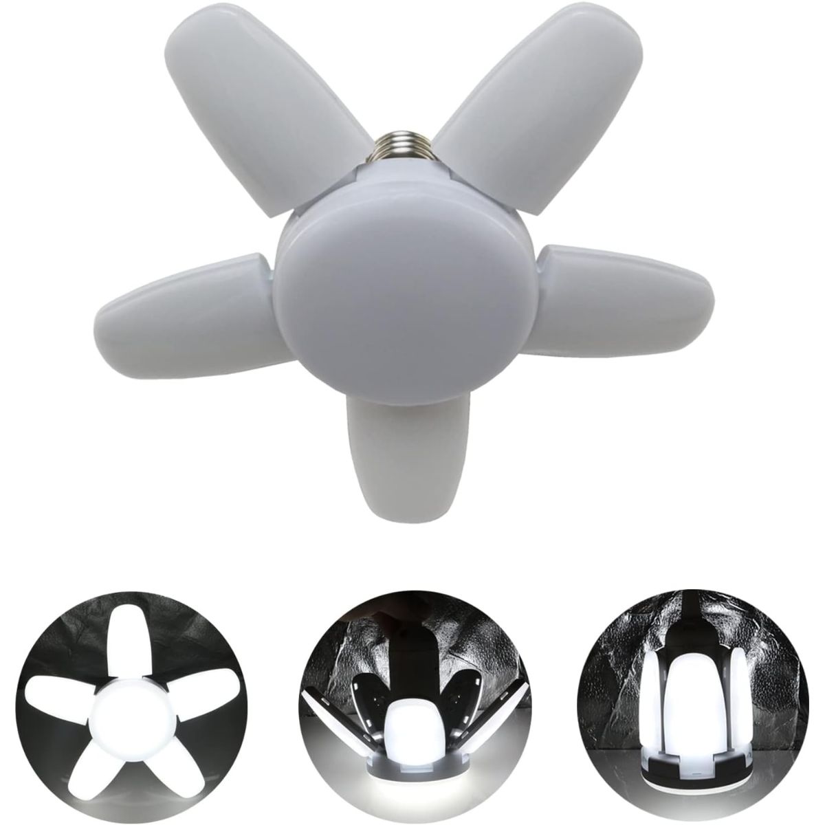 GENERICO - Ampolleta LED 5 Aspas 55W
