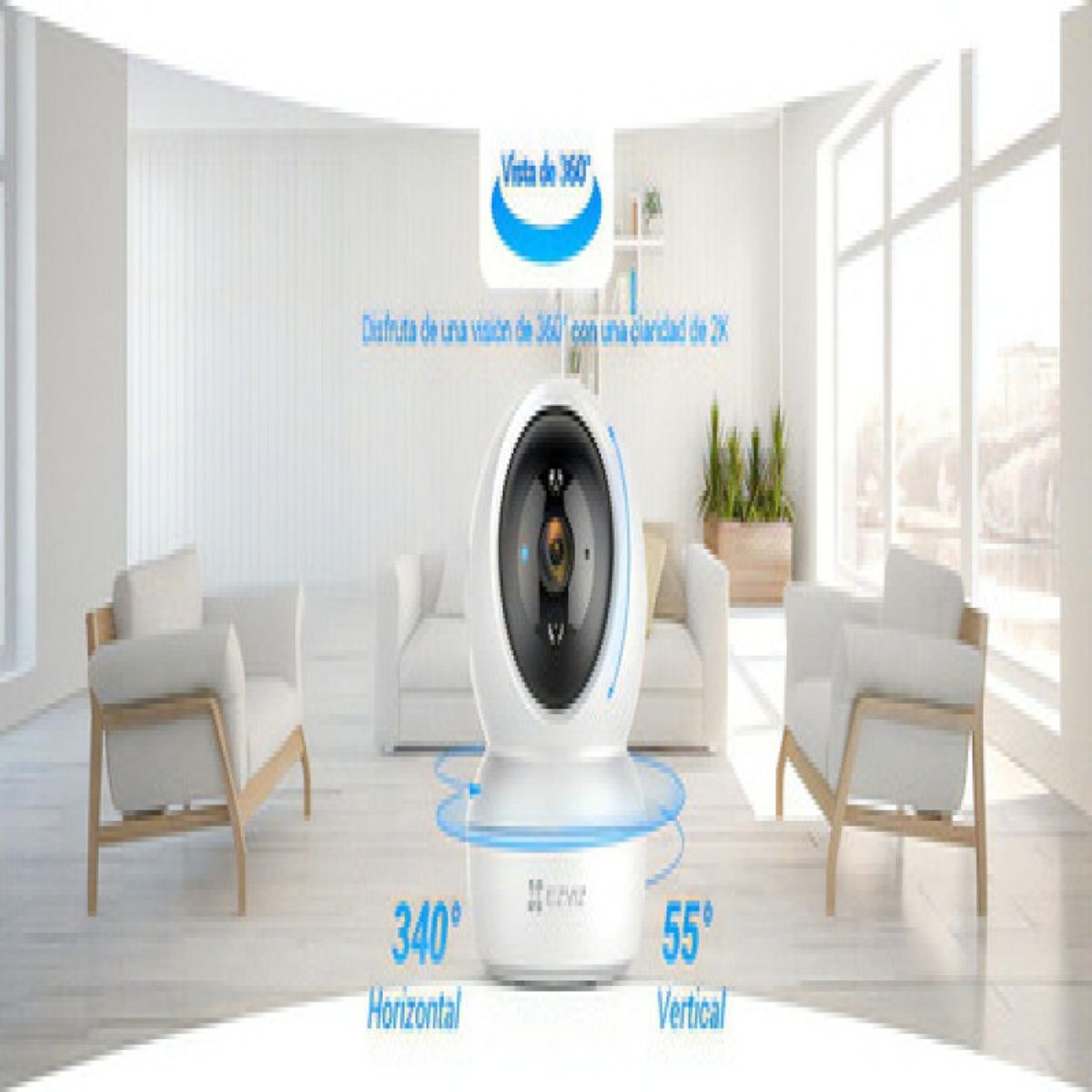 EZVIZ - Cámara Seguridad Ezviz H6c Pro 2k4mpx 24ghz 5ghz