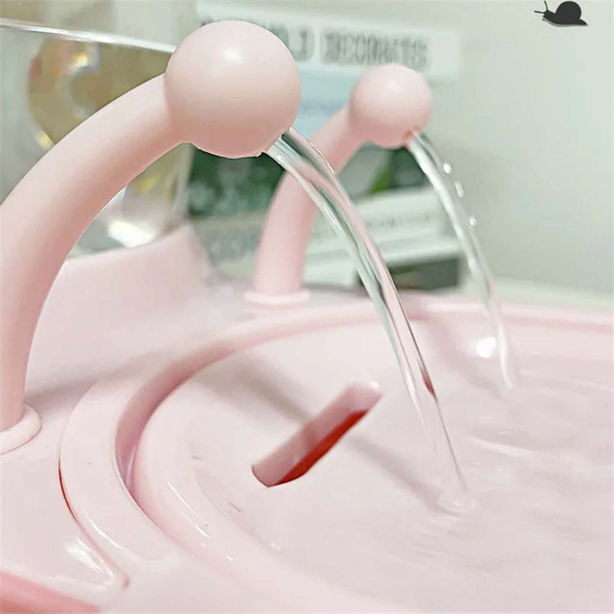 GENERICO - Bebedero De Agua Para Mascotas Diseño Caracol