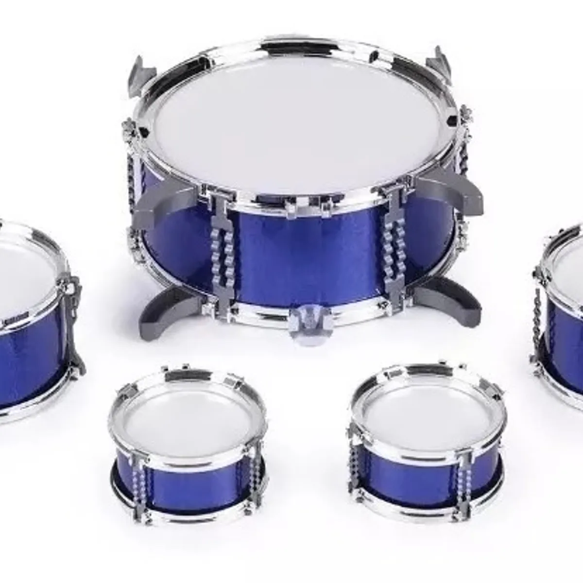 GENERICO - Bateria Musical Juguete Jazz Drum Niño 5 Tambores + Piso