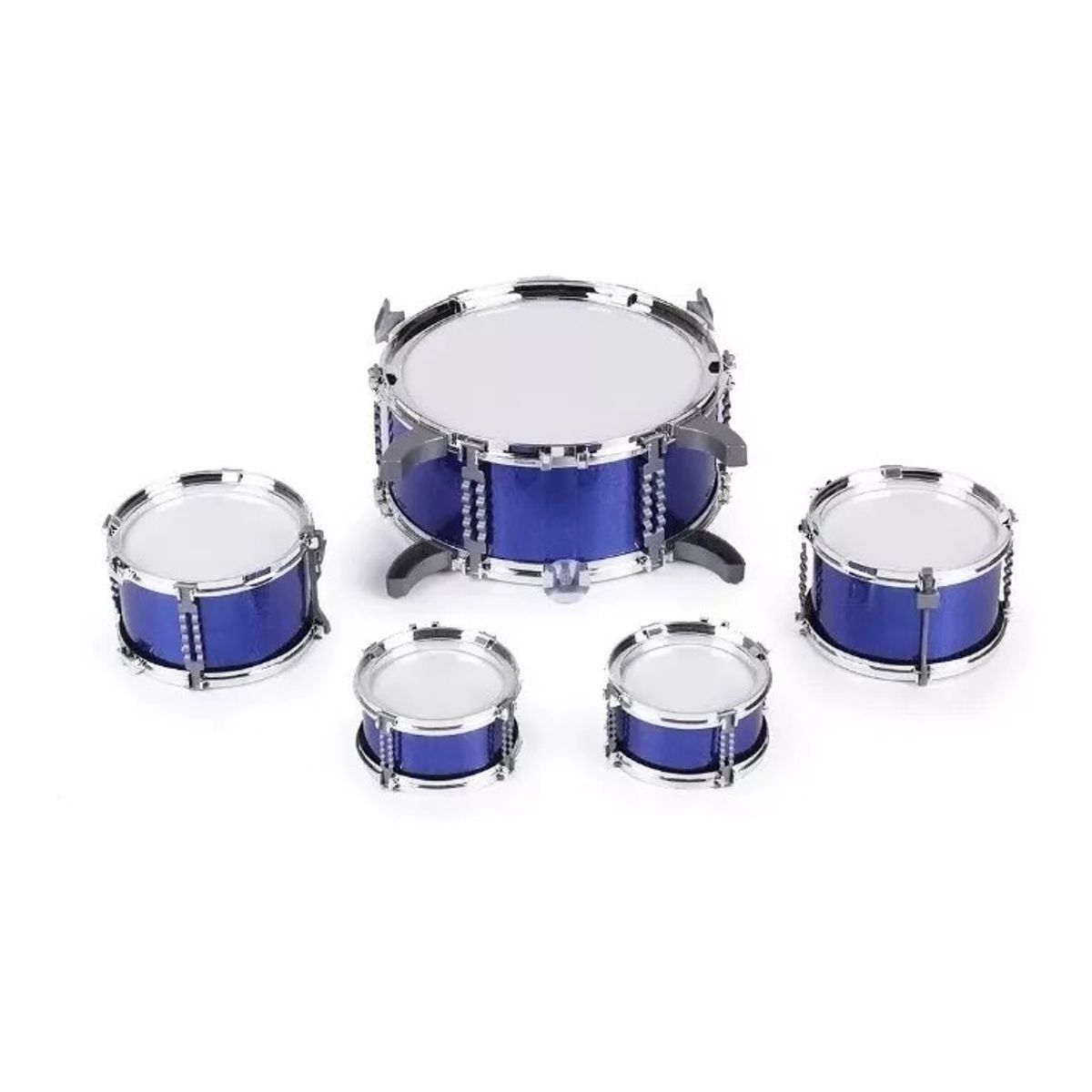 GENERICO - Bateria Musical Juguete Jazz Drum Niño 5 Tambores + Piso