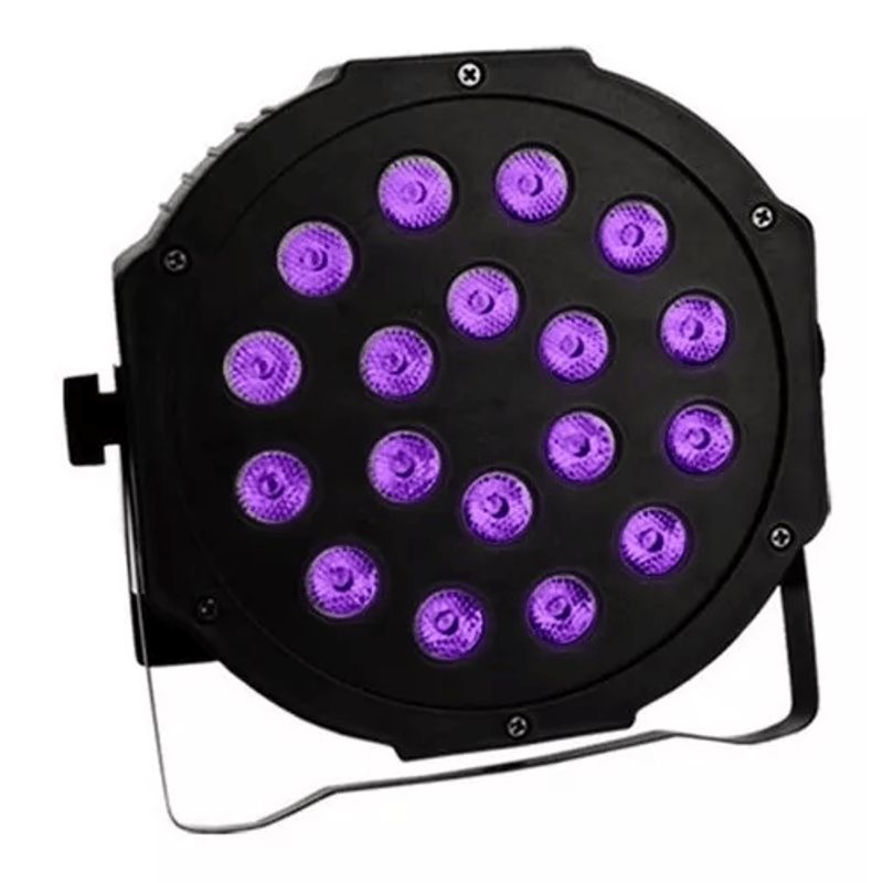 GENERICO - Foco Fluor Par 18 Led Uv Negro Luz Dmx Fiesta