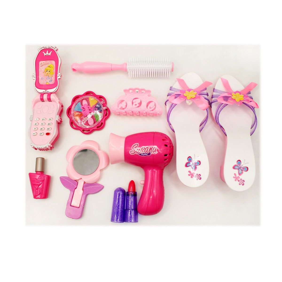 GENERICO - Set Fashion Juguete 11 Accesorios De Belleza - SC