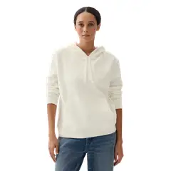 GAP - Polerón Logo Con Hoyitos Con Gorro Blanco