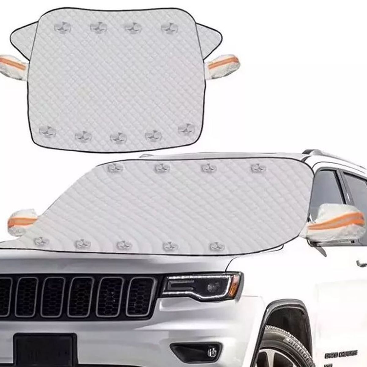 KUANGYE - Funda Protectora Sol Y Nieve Cubreparabrisas Para Automóvil