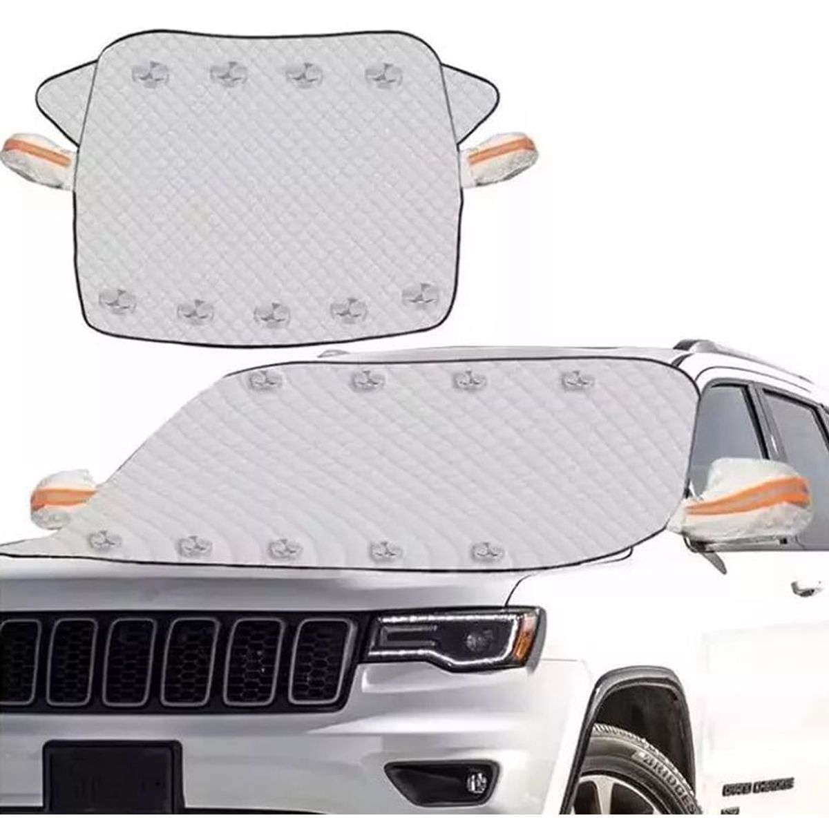 KUANGYE - Funda Protectora Sol Y Nieve Cubreparabrisas Para Automóvil