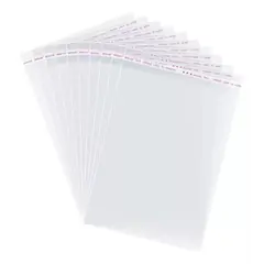 KUANGYE - Bolsa Celofán Cierre Adhesivo 22x34 Cms 300 Unds Formato A4