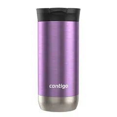 CONTIGO - Mug Huron 2.0 Acero Inoxidable Pansy Morado 473 Ml