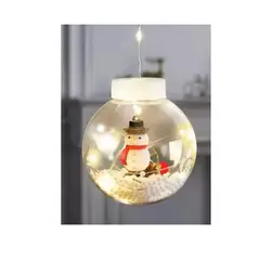 GENERICO - Cortina Esfera Luces Led Trasparentes Navid