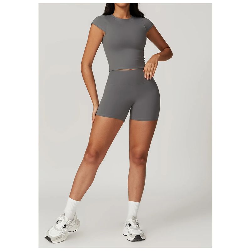RURUTOTO - Conjunto De Deportiva Fitness para Mujer Negro