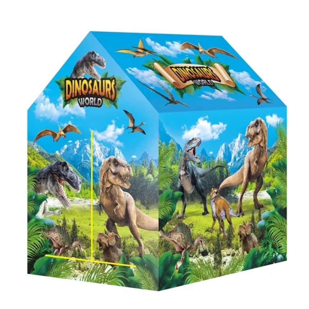 GENERICO - CARPA DINOSAURIOS ARMABLE DE JUGUETE CON 50 PELOTAS