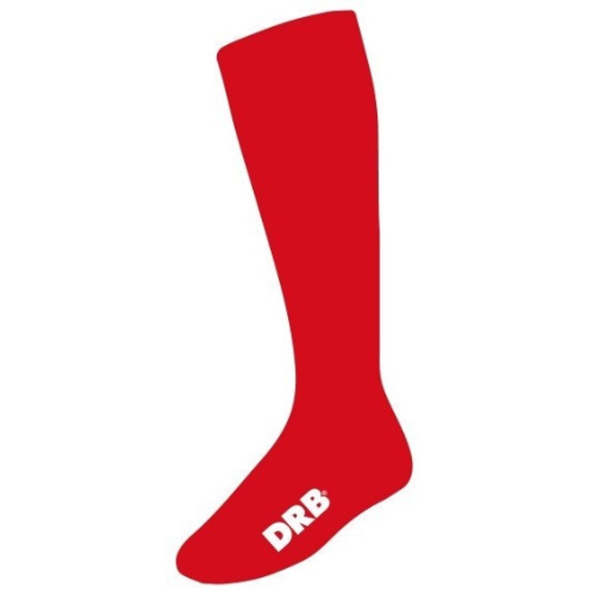 DRB - Media Fútbol DRB Infantil Liso Rojo