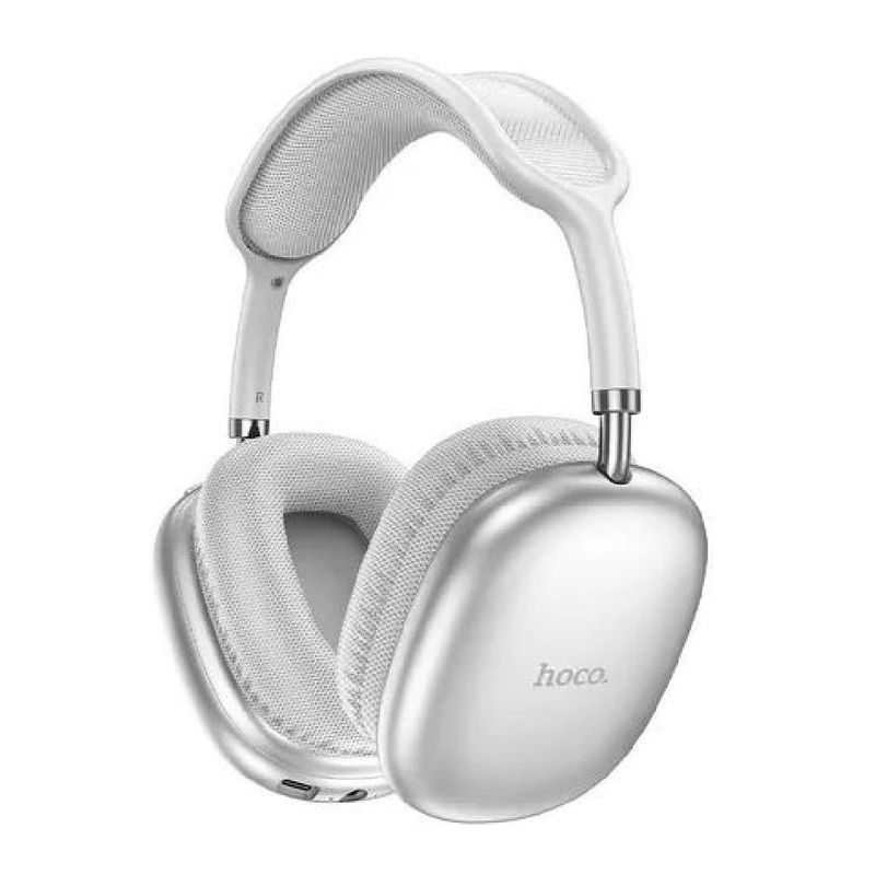 HOCO - Audífono Bluetooth Hoco W35 Air 45hrs para iPhone o Android plata
