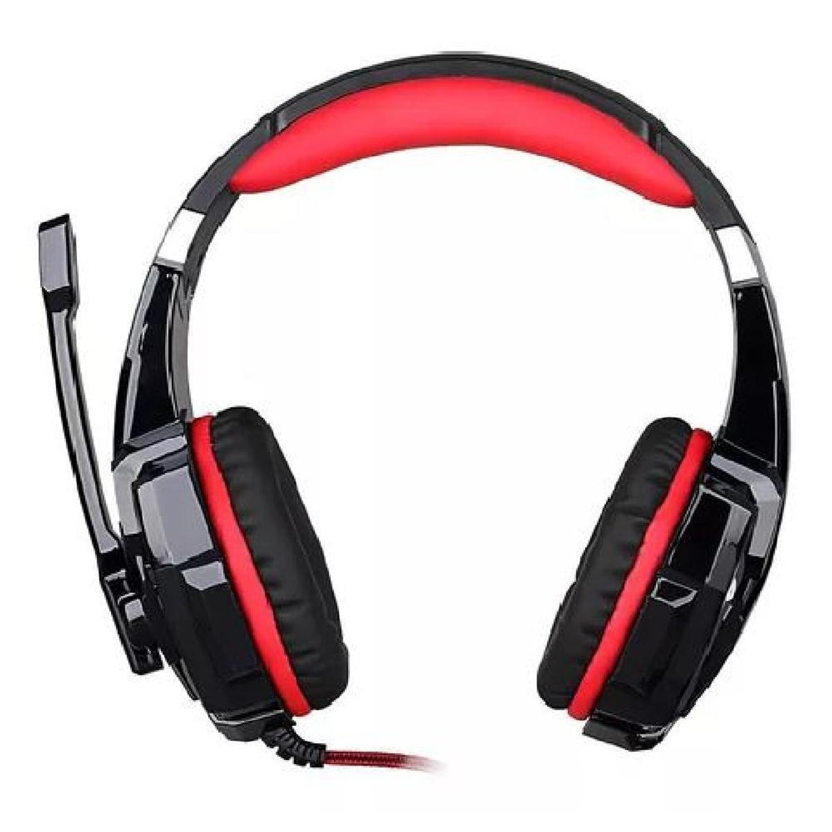 GENERICO - Auriculares gamer inalámbricos Kotion Each G9000 black y red LED
