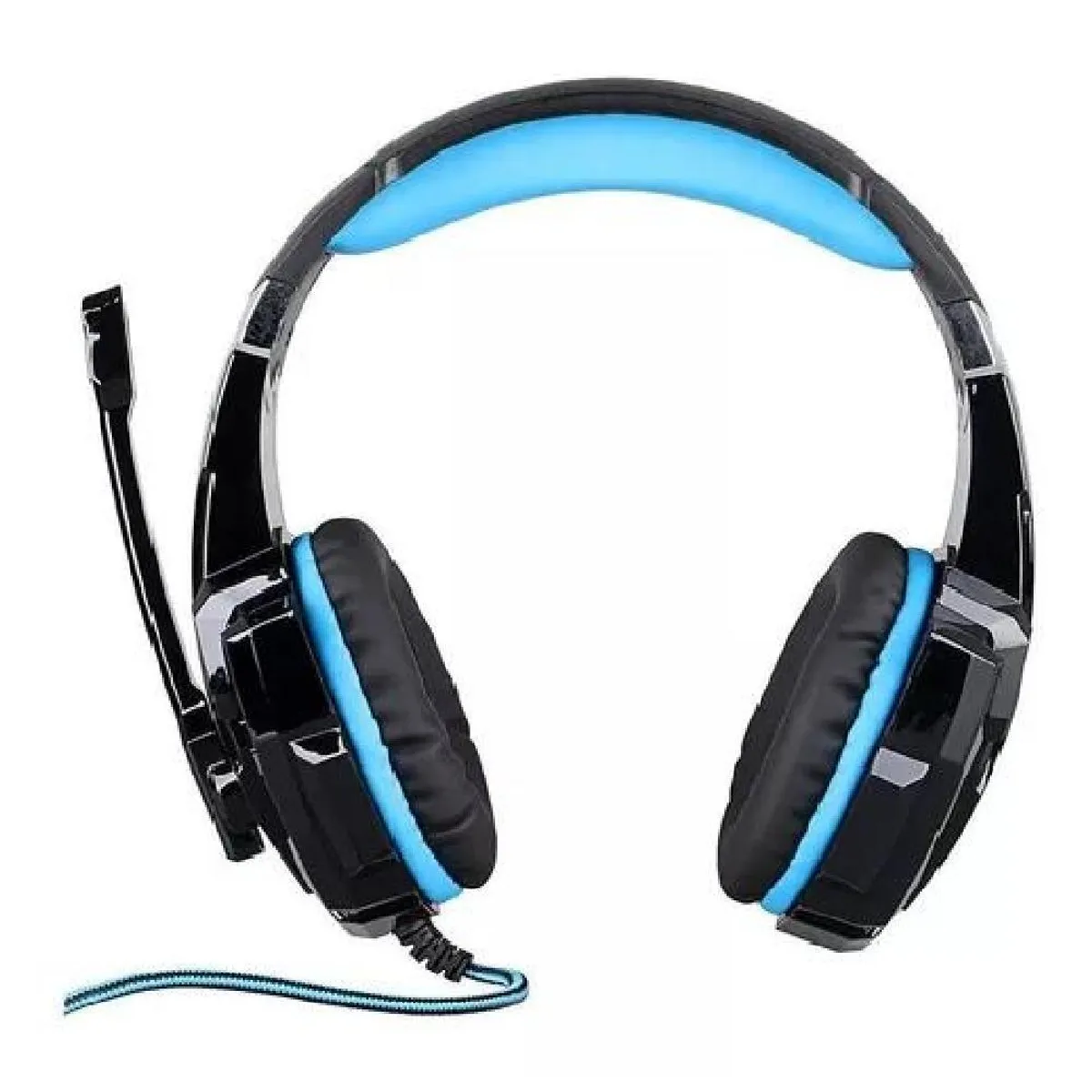 GENERICO - Auriculares gamer inalámbricos Kotion Each G9000 black y blue LED