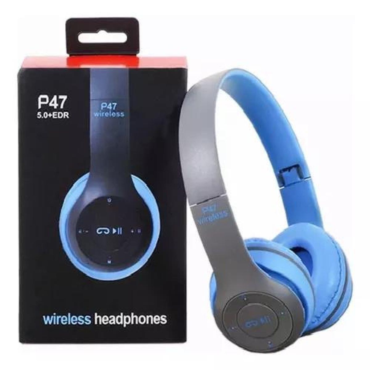 GENERICO - Auriculares gamer inalámbricos 50+EDR P47 azul