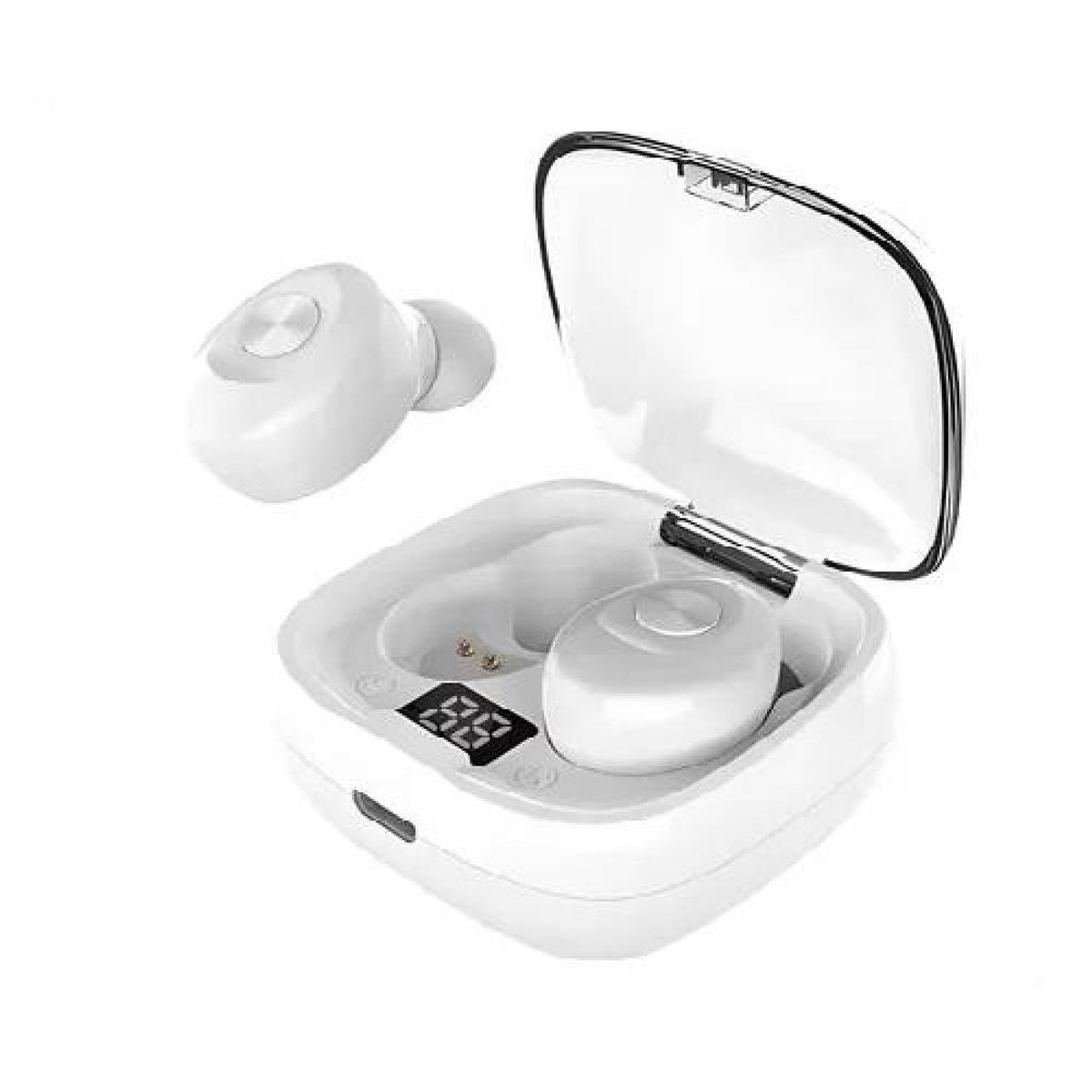 GENERICO - Auricular in-ear gamer inalámbrico XG-8 blanco con luz LED