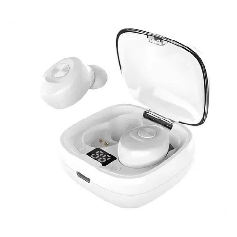 GENERICO - Auricular in-ear gamer inalámbrico XG-8 blanco con luz LED