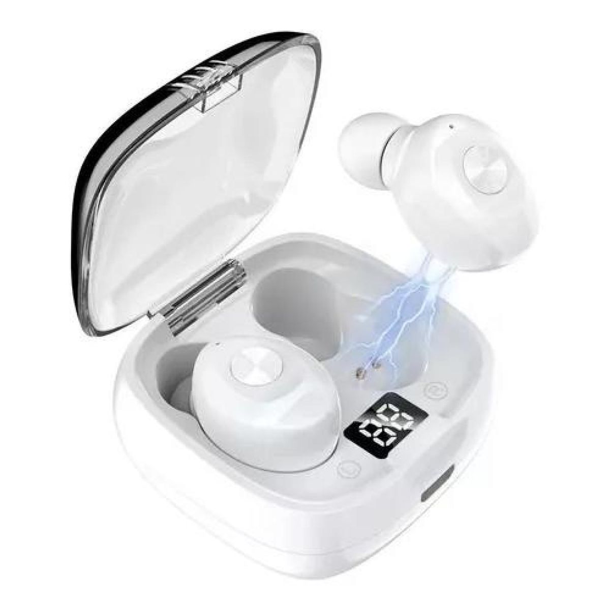 GENERICO - Auricular in-ear gamer inalámbrico XG-8 blanco con luz LED
