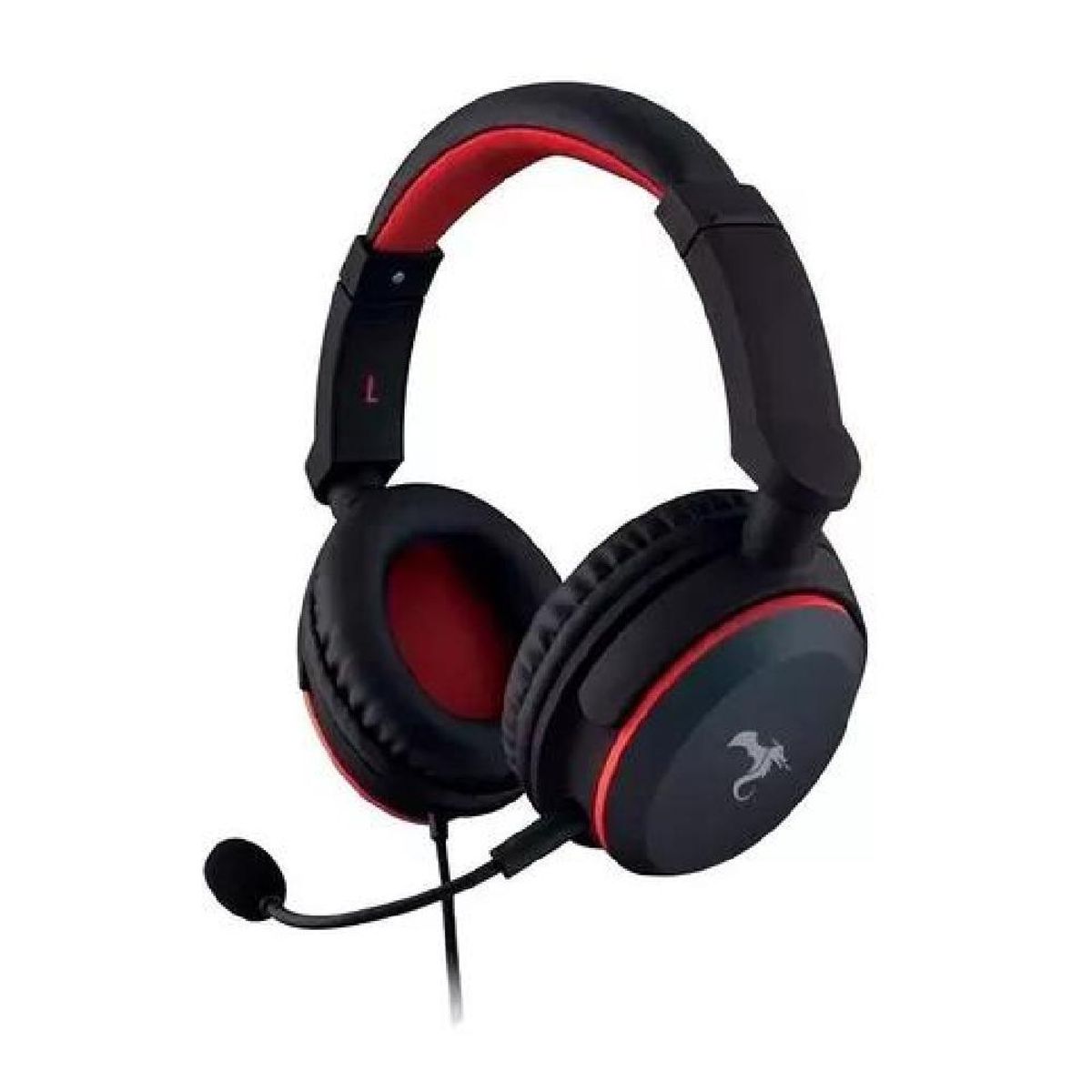 GENERICO - Audífonos gamer Kolke Hero entrada jack 35mm rojo