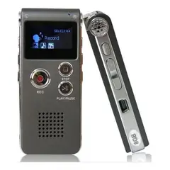 GENERICO - Grabadora Digital de Voz 8GB con Micrófono Incorporado