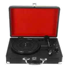 GENERICO - Tocadiscos de Vinilo Bluetooth con Estilo Moderno