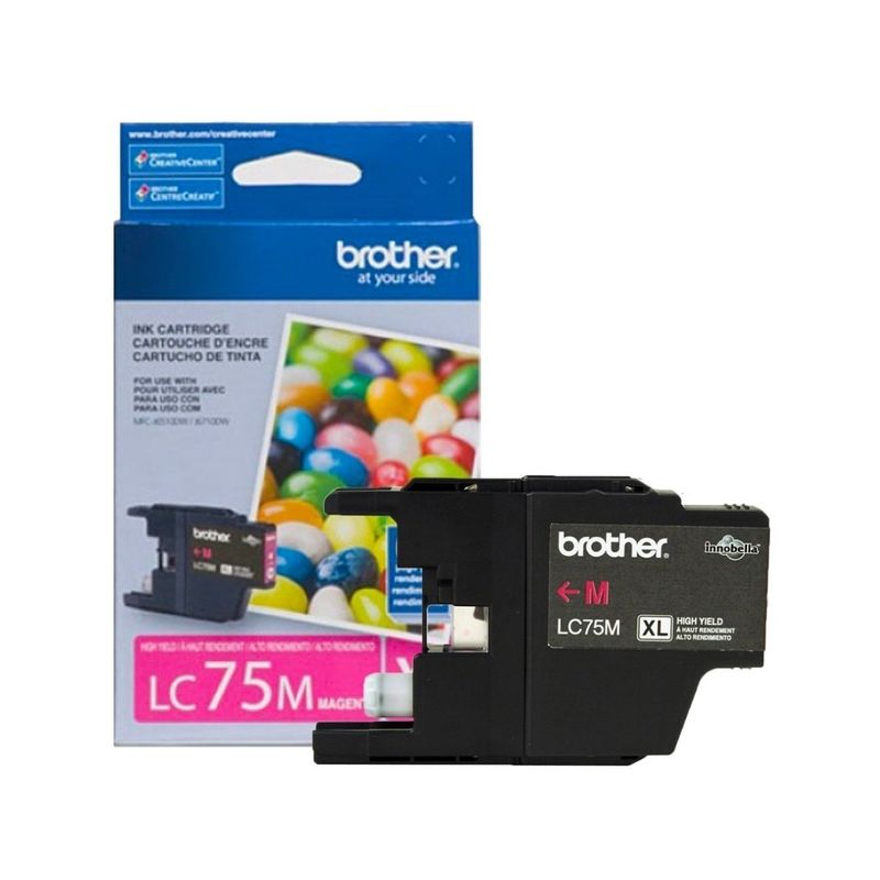 BROTHER - Cartucho de Tinta Brother LC-75M 600 páginas Magenta