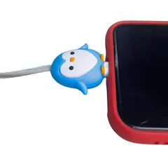 GENERICO - Protector de Cables de Animales Pinguino Bebé.