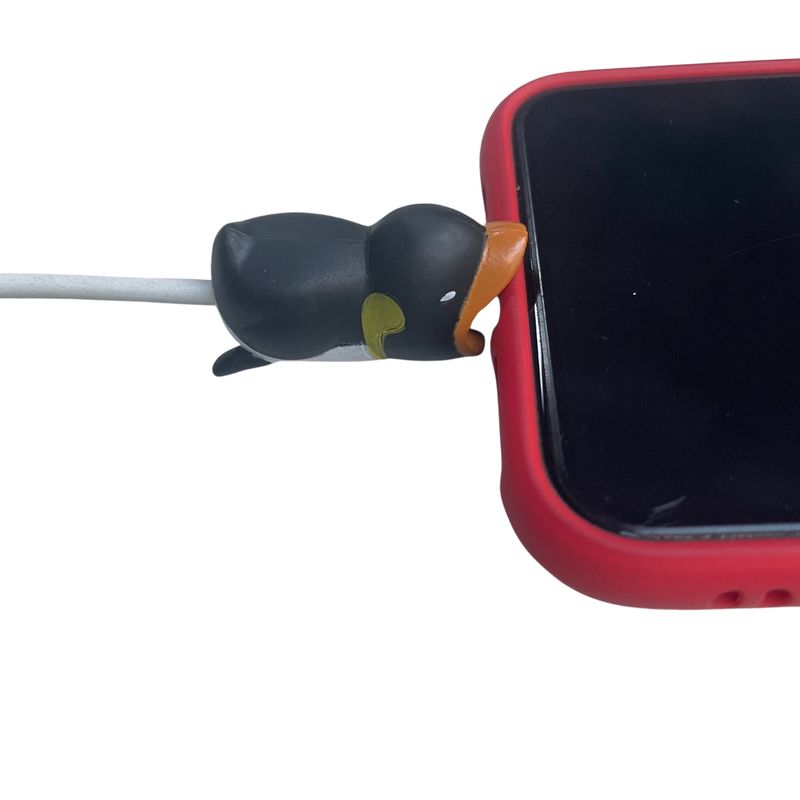 GENERICO - Protector de Cables de Animales Pinguino Real.