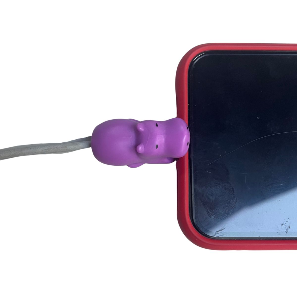 GENERICO - Protector de Cables de Animales Hipopótamo