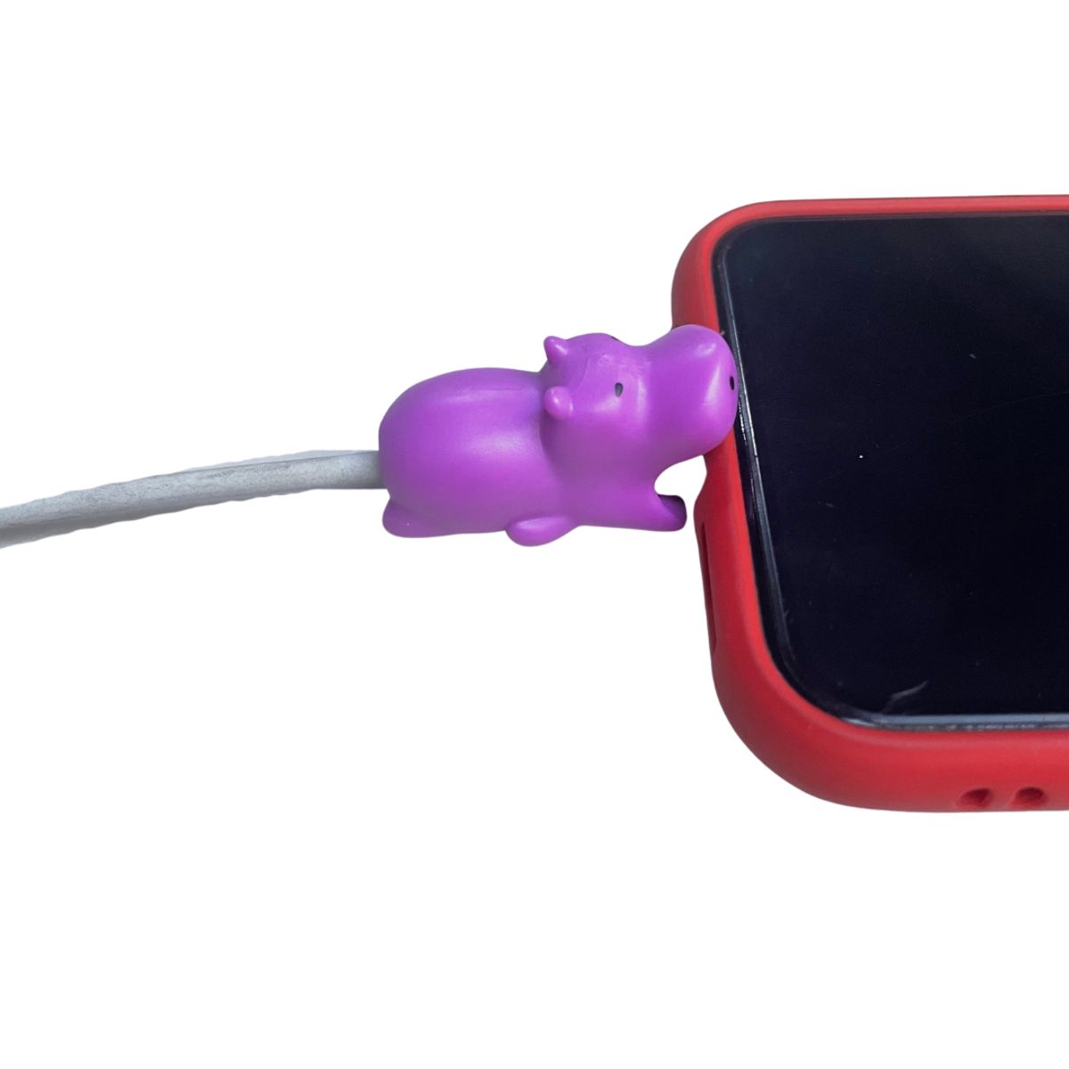 GENERICO - Protector de Cables de Animales Hipopótamo