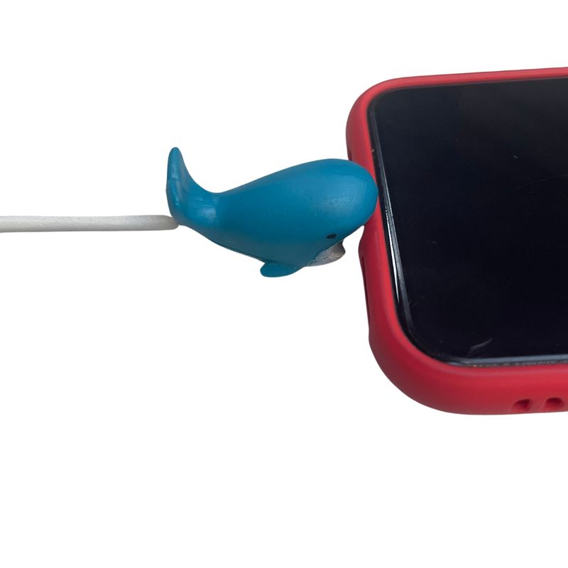 GENERICO - Protector de Cables de Animales Ballena Azul