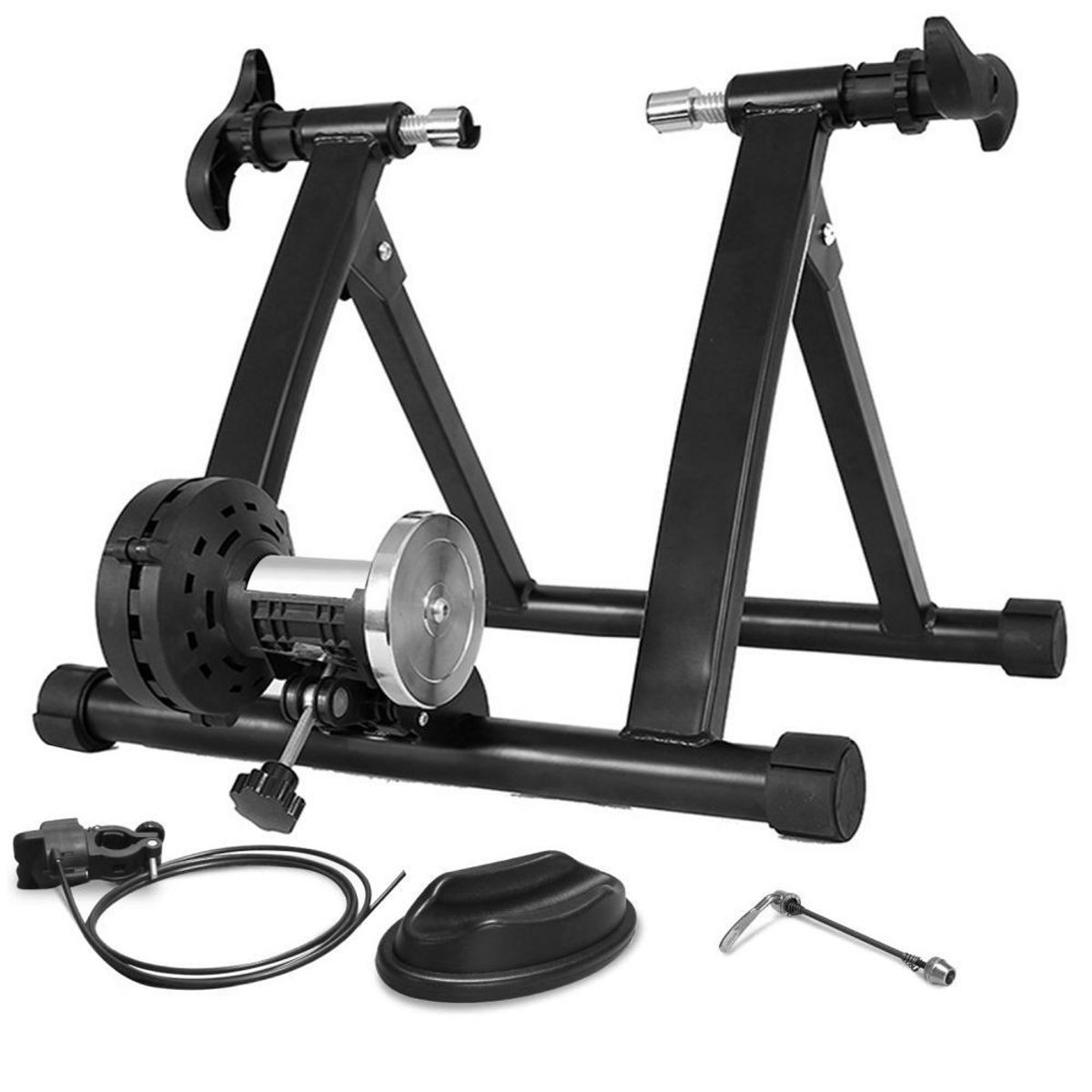 MUNDO MAGIA - Rodillo Entrenamiento Bicicleta Magnetico, Aro 24 Hasta 29